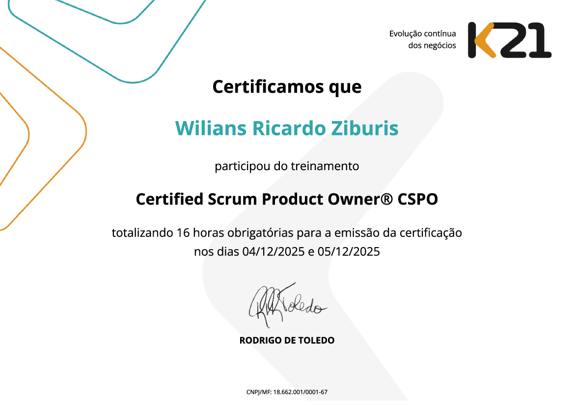 Certificado K21